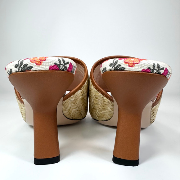 Gucci Interlocking G Raffia Sandal Heel - Women’s 7.5 - Picture 6 of 10